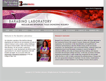 Tablet Screenshot of barabino-lab.org